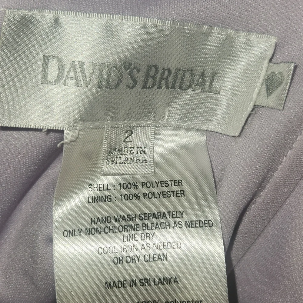 Elegant Lavender One-Shoulder Dress - Picture 2 of 2